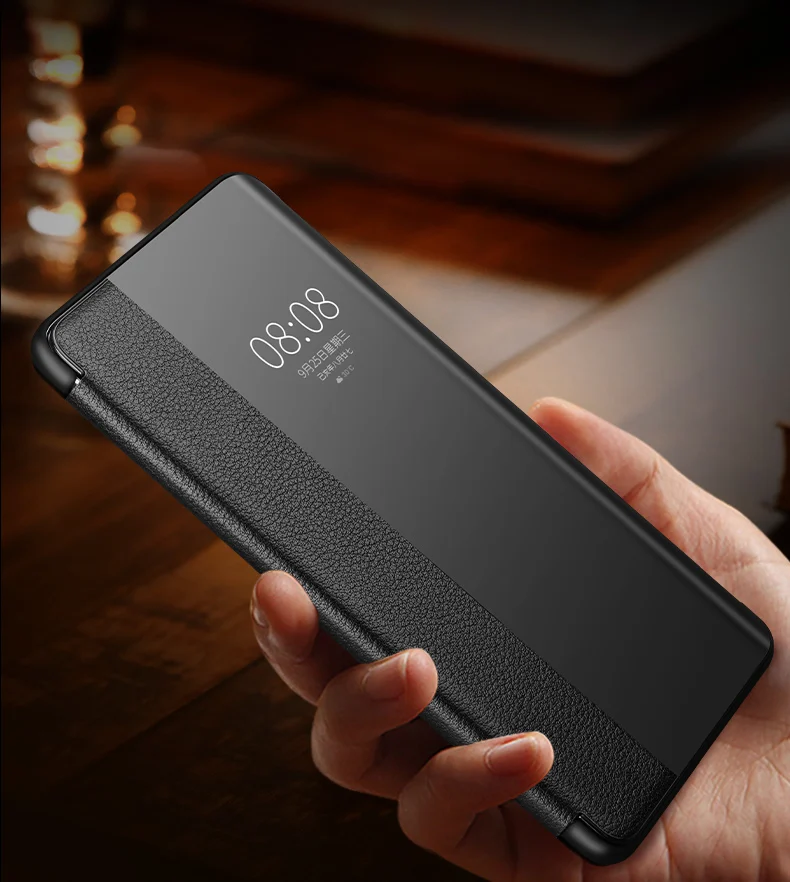 BuzzLee Smart Touch Sense чехол для телефона huawei Mate20 Mate20 Pro P30 P30 Pro Mate30 Mate30 Pro чехол из натуральной воловьей кожи