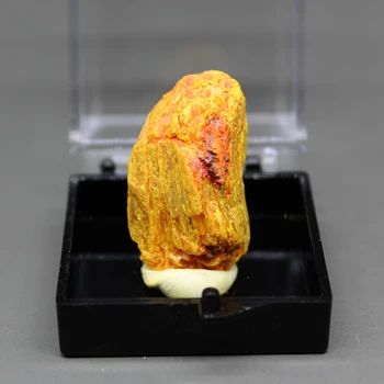 

100% natural orpiment Mineral specimens Arsenic sulphide ore Crystal mineral ore orpimentcollection specimens send box