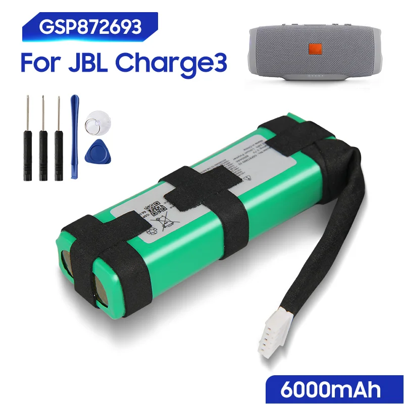 Оригинальный Сменный аккумулятор для JBL Charge 3 GSP872693 03 GSP1029102A Bluetooth-Колонка улицы