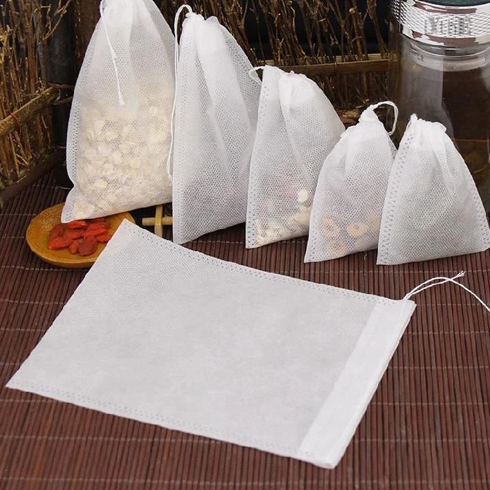 100 sachets de thé jetables avec cordon pour infusion herbes_voghion.com