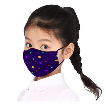 

Children Breathable Face Mask Mouth Cap Cloth Mouth Mask Washable Face Shield Reuseable Facemask Can Put Filter