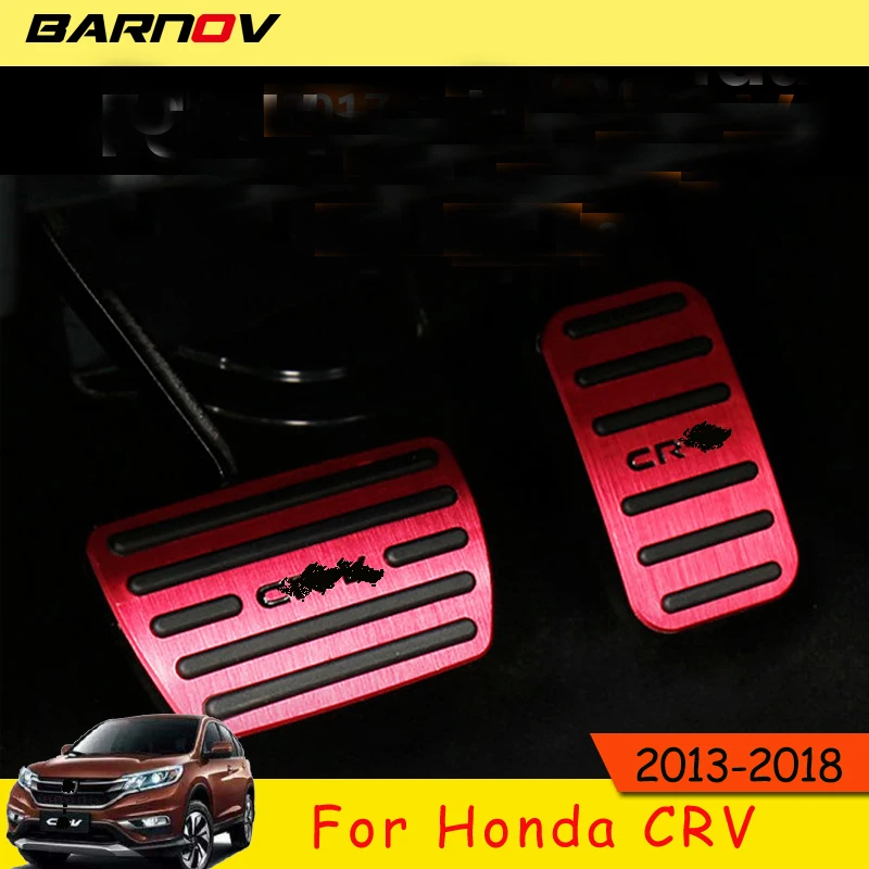 

Car Alloy Fuel Gas Pedal Brake Pedal Foot Pedal Accelerator Cover Pedal For Honda CRV CR-V 2017 2018 2019 Accessories