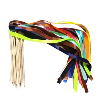 

30Pcs Wedding Twirling Streamers Wedding Ribbon Stick Noise Maker Party Supplies