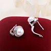 ZHBORUINI 2022 New Pearl Earrings 925 Sterling Silver Jewelry Vintage Style Natural Freshwater Pearl Stud Earring For Women Gift ► Photo 3/6