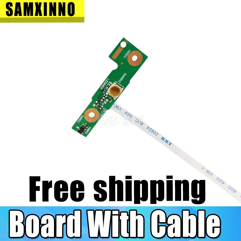 Оригинальная плата кнопки питания с кабелем для For Asus X550 X550V X550C X550CC X550CA X550VC X550VB A550v