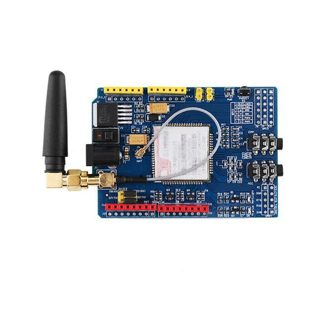 SIM800C макетная плата четырехдиапазонная GSM GPRS модуль Bluetooth с антенной Inm SIM800C макетная плата