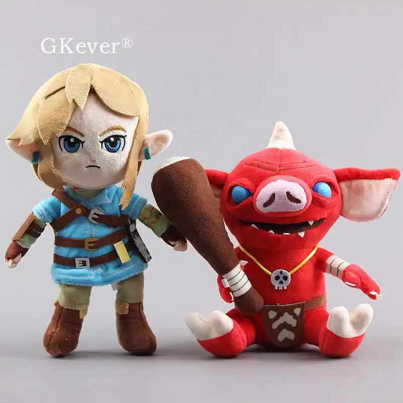 21 28 Cm Anime Bokoblin Legend Of Zelda Link Breath Of The Wild Plush Toys Doll Peluche Women Kids Gift Home Car Sofa Decor Movies Tv Aliexpress