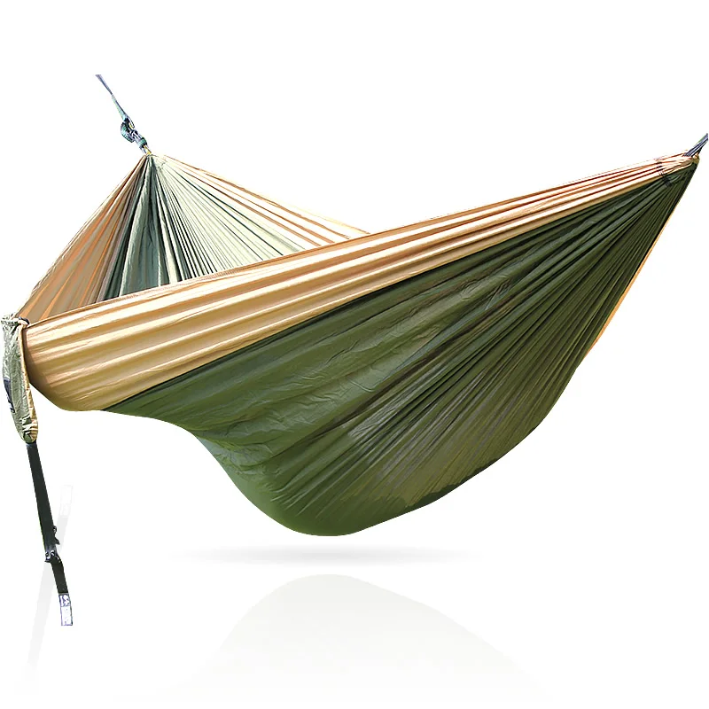Outdoor Parachute Nylon Camping Hammock 2 Person Hamaca Garden Hamak
