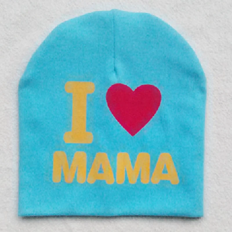 Детская шапка с надписью «I Love Mom And бейсболки»; хлопковые детские шапки для малышей; шапочки для маленьких мальчиков и девочек