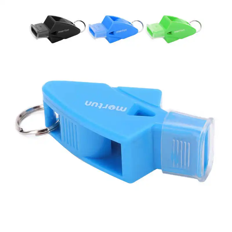Whistle Crisp Sound Football Whistle with Lanyard Finger Clip for Sports for Emergency 3