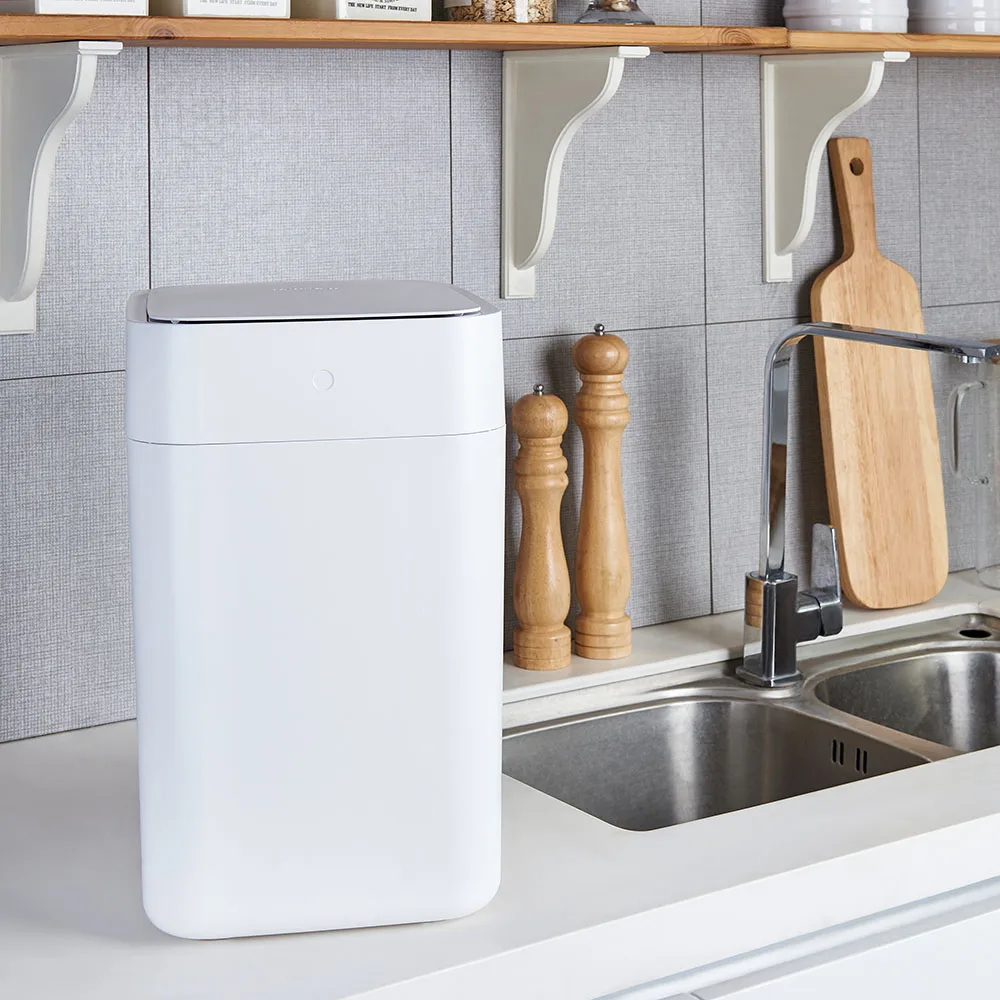 Ceny Oringal Townew inteligentny kosz na śmieci T1 o dużej pojemności automatyczny inteligentny czujnik ruchu na podczerwień śmieci kosz na śmieci kuchnia kosz na śmieci