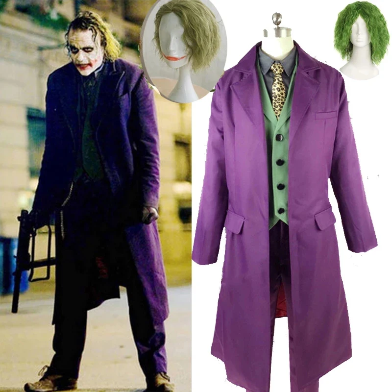 Heath Ledger Joker Halloween Costume | Heath Ledger Joker Costume Replica -  Cosplay - Aliexpress