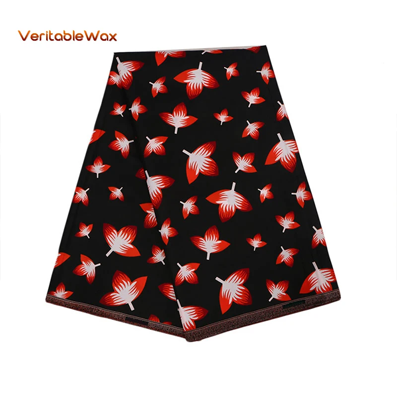 

2019 Ankara African Polyester Wax Prints Fabric new Bintarealwax High Quality 6 yards African Fabric for Party Dress PL563