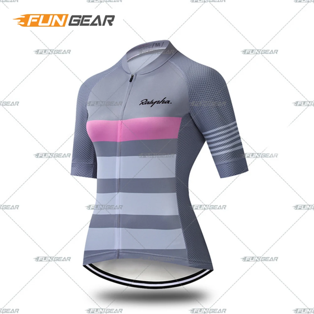 Cycling Jerseys Женская команда Велоспорт Джерси с коротким рукавом FUNGEAR велосипедная Одежда для велосипеда полиэстер дышащая быстросохнущая Дорожная Спортивная рубашка - Цвет: Cycling Jerseys