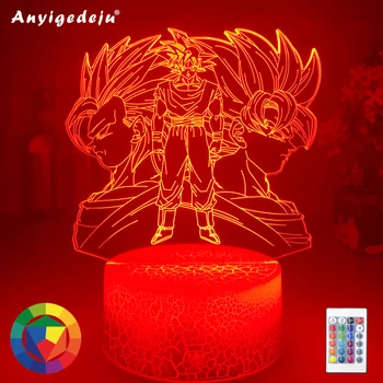 

New Dragon Ball Lamps Goku Figure neon signs for Child Bedroom Decor Nightlight Cool Kids Birthday Gifts Anime Lights Gadget Led