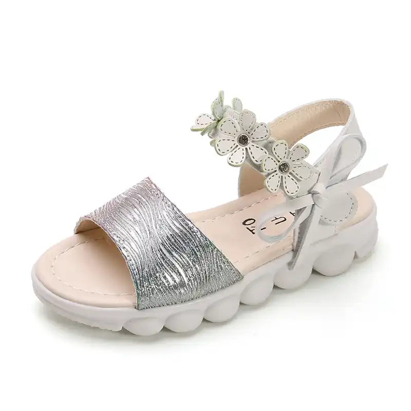 girls flower sandals