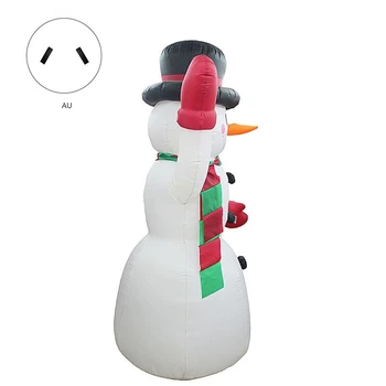 

2.4M LED Air Inflatable Snowman with Blower Garden Outdoor Hotels Layout Christmas Decor Figure Kids Classic Toys AU Plug