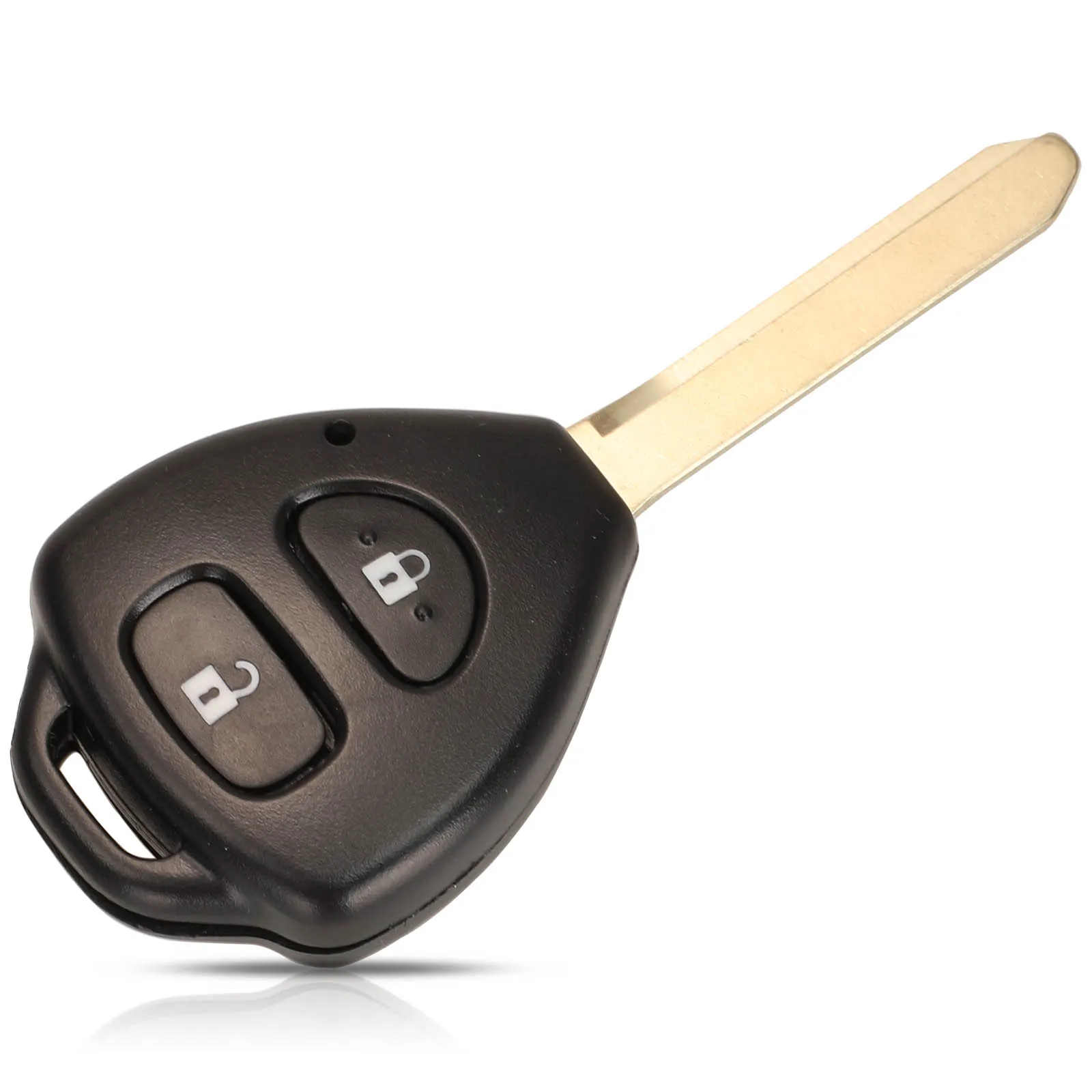 Sleek Remote Car Key Case with Uncut TOY47 Key Shell and Transponder Chip