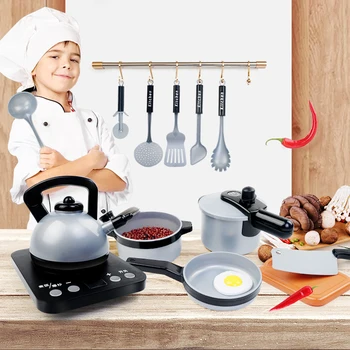 

36pcs Simulation Kitchen Toys Set Children's Pretend Play House Kitchen Cooking Kit Kids Girls Boys Indoor Game Interactive Toy