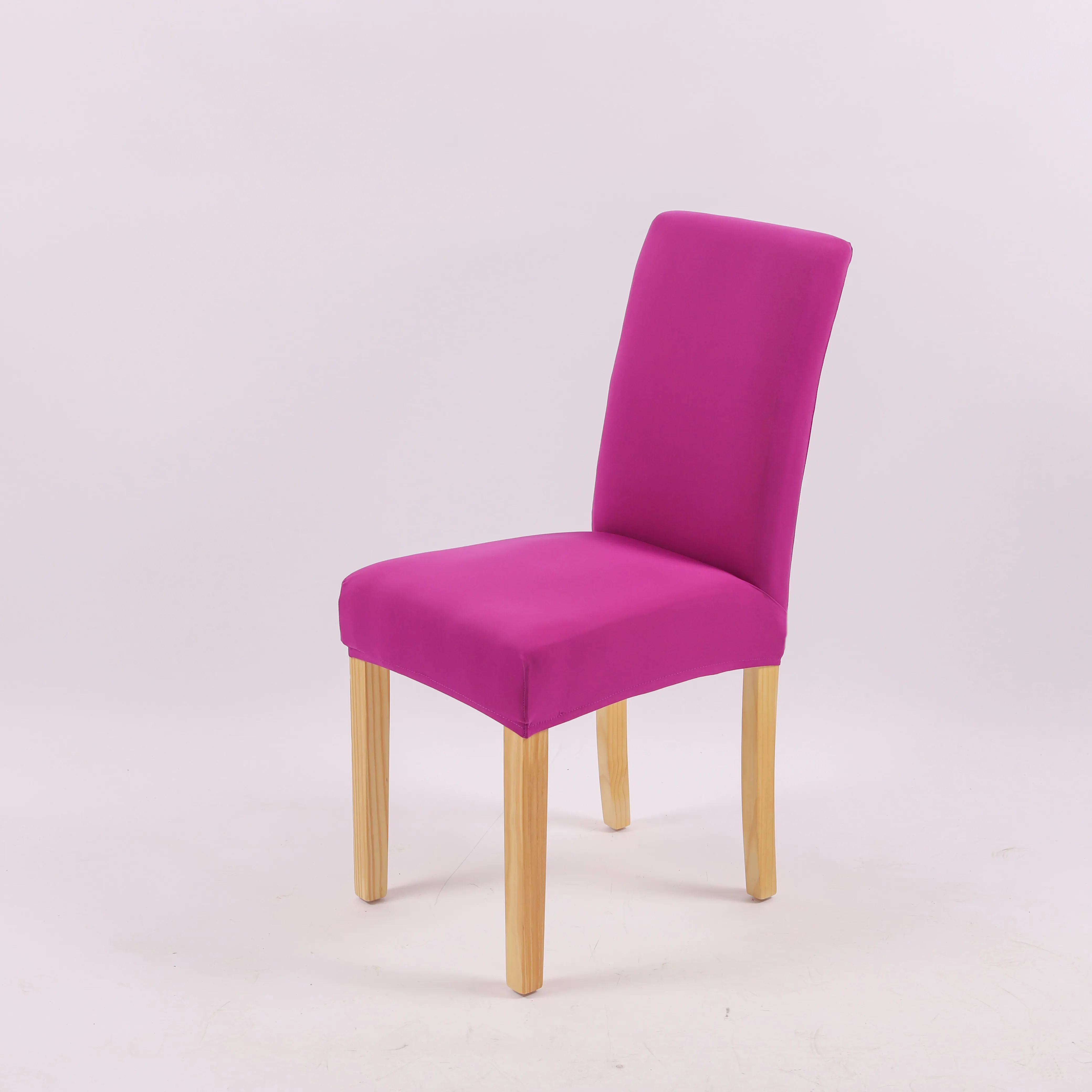 Zerolife Solid Color Chair Cover Dining Chairs Polyester Spandex Modern Plain Chair Covers Seat Cover Non-slip Wedding Banquet