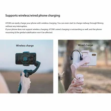 3 оси универсальный легкий стабилизатор Регулируемый складной смартфон Gimbal гибкие аксессуары фотография для GoPro 4 5 6