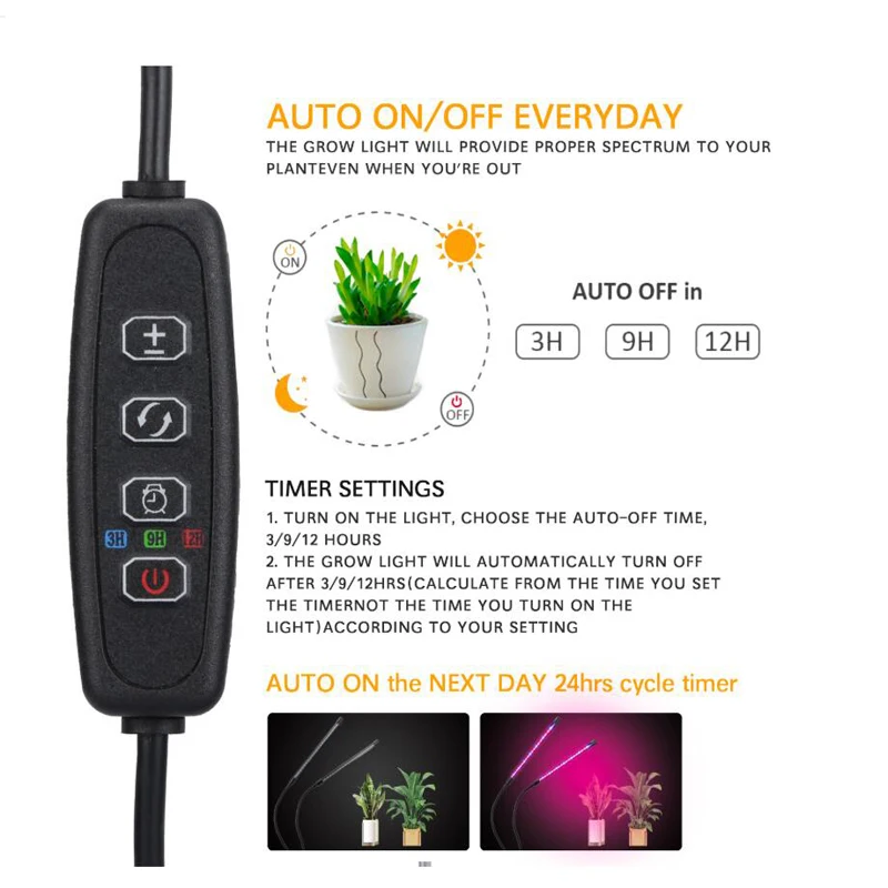 5V usb LED Grow Light Full Spectrum Phyto Lamp For Indoor Vegetable Flower Plant Tent Seedlings Seeds Phyto light