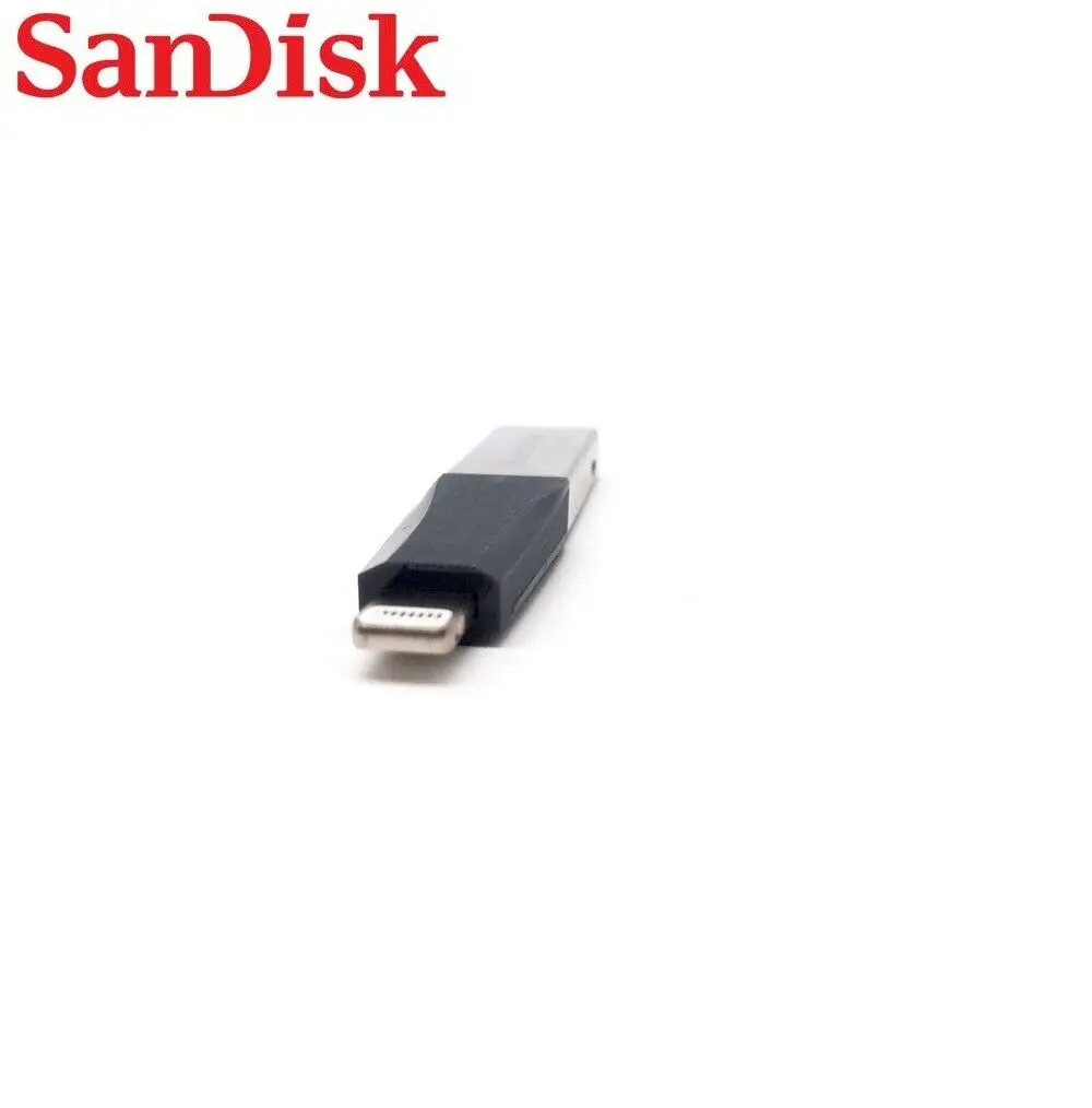 US $27.79 Sandisk IXPAND 128GB USB 30 OTG Flash Drive 128 GB Lightning To Metal Pen Drive 128GB U Disk Memory Stick For IPhone IPad IPod