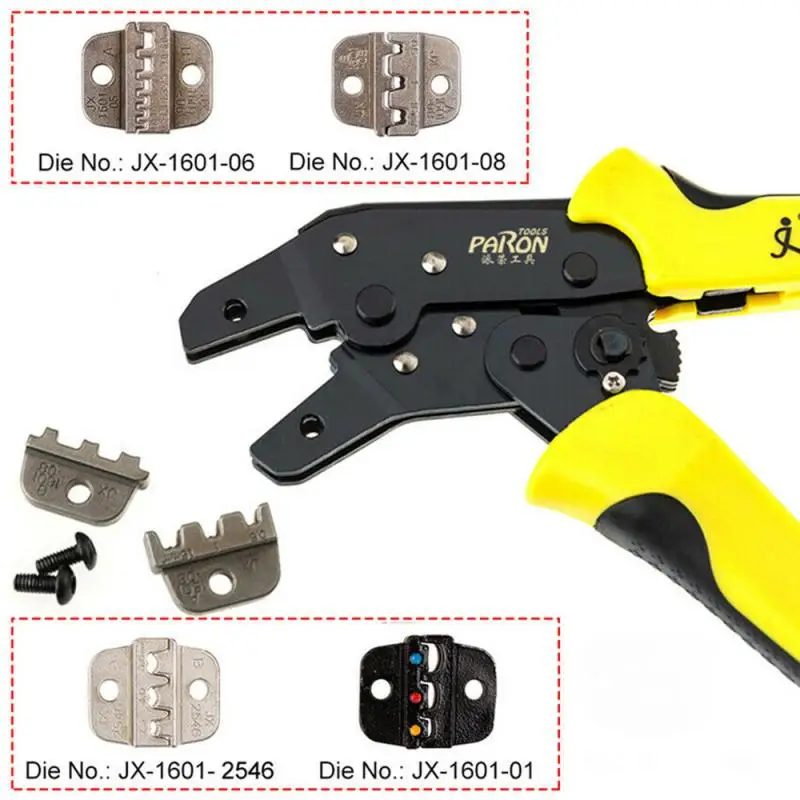 New Wire Crimpers Tool Engineering Wire Ratchet Crimping Pliers Terminalcan With Self Releasing Mechanism Tool JX-1601-08