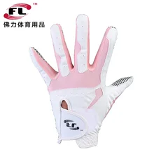 1 пара перчаток для гольфа женские перчатки для левой и правой руки Нескользящие женские дышащие перчатки для гольфа спортивные аксессуары для гольфа Guanto da golf