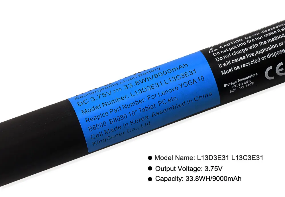 3.75 В 9000mAh Новый Оригинальный Подлинный Аккумулятор для ноутбука батареи 10 дюймов