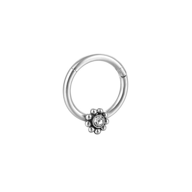 Nose Piercing Ring Nase Septum Piercing Ring Titanium Steel Nariz Piercing Ear Cartilage Tragus Goth Piercing Nez Opal