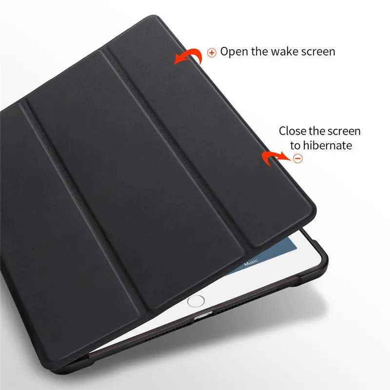Умный чехол для iPad() 9,7 с держателем для карандашей силиконовый мягкий чехол для iPad 5/6 Air 2/Air1 чехол Funda Подставка для планшета