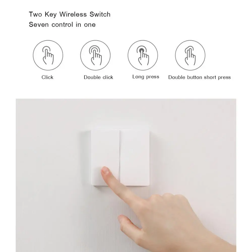 International Version Aqara Smart Switch Light Remote Control ZiGBee wifi Wireless Key Wall Switch work with mijia Mi Home APP