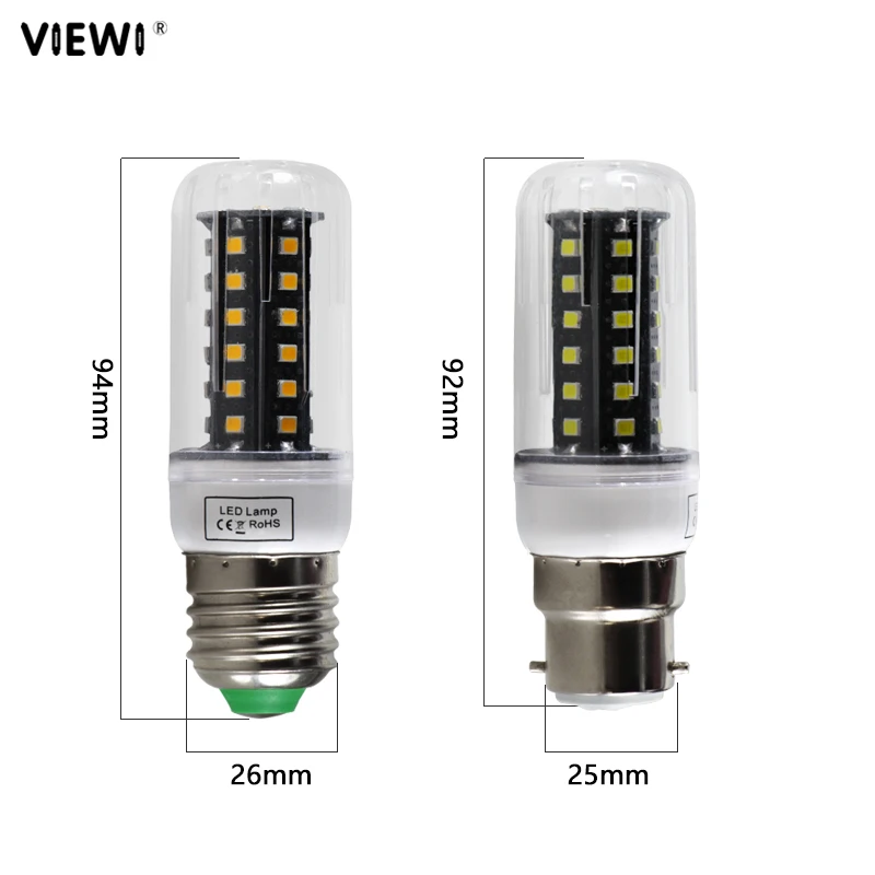 Ampoule Светодиодная лампа E27 E14 B22 GU10 низковольтный Ac Dc 12 24 36 48 в вольт 7 Вт супер