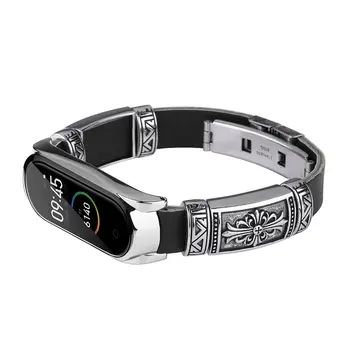 

4/3 Buckle Metal Shell Retro Double Press Butterfly Buckle Diy Replacement Wristband For Xiaomi Bracelet
