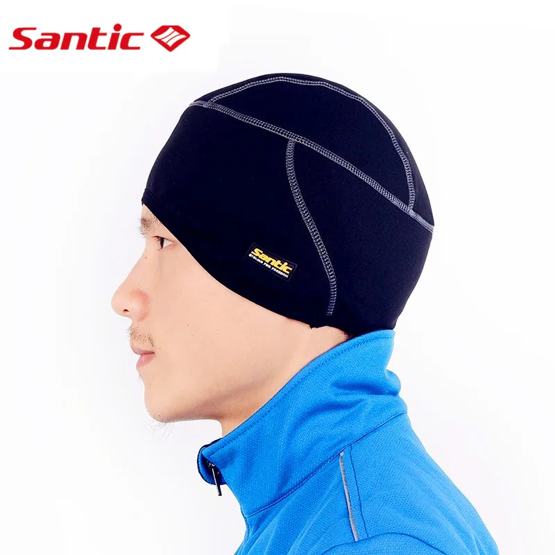 Santic MTB Зимняя велосипедная Кепка термальная флисовая шапка ветрозащитная повязка на голову мотоциклетная шляпа шапка s свободный размер C09005