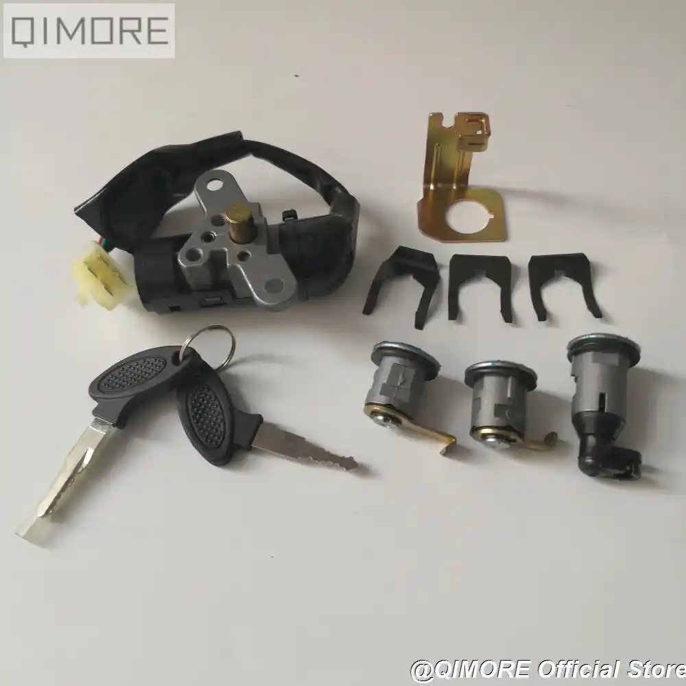 Key Switch Lock Set For Lance Charming Tank Classic 50 Scooter Moped Scooter Electrical Switches Relays Motors Auto Parts Accessories