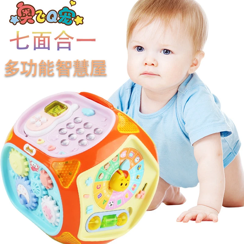 Flying Q Pet Puzzle Educatif Multifonctionnel Pour Bebe Jouet Educatif Table De Jeu Pour Bebe Maison D Apprentissage Aliexpress