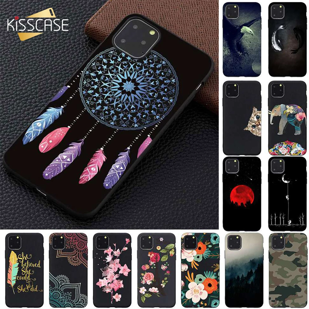 Мягкий ТПУ чехол KISSCASE для Samsung Note10 S10 A20 A30 A70 A20E Plus A5 2017 A80 A10 A50 Funda | Мобильные