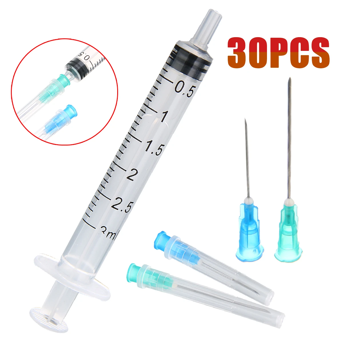30pcs Set Plastic Injection Syringe 3ml Green 21g Drawing Needles Blue 23g Injection Needles For Dispensing Adhesives Epoxies Aliexpress