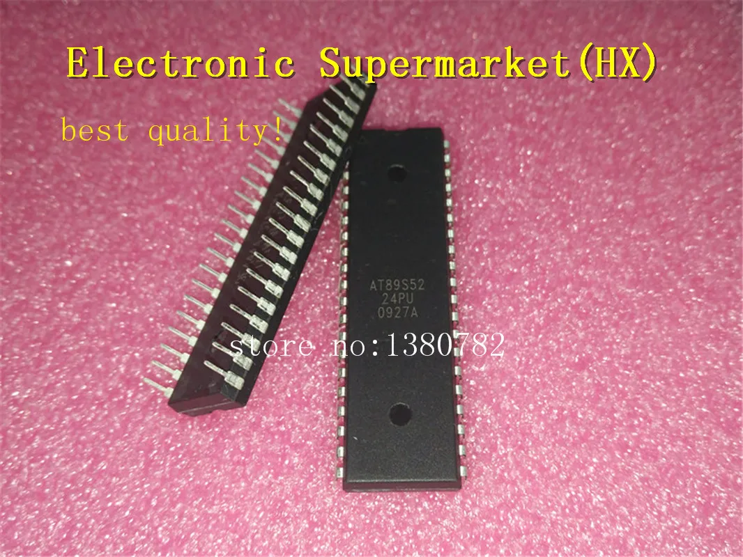 Бесплатная доставка Набор из 10 шт./лот AT89S52 24PU 24PC DIP 40 новый оригинальный IC в
