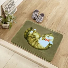 Креативный Коврик для двери, гостиной, спальни, Противоскользящий коврик для кухни, эркер, полоса, водопоглощающая
