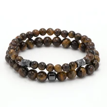Тигровый глаз камень браслет Будда из бисера Шарм браслеты и браслет Mew для мужчин Лабрадорит камень Микро инкрустация циркон браслеты