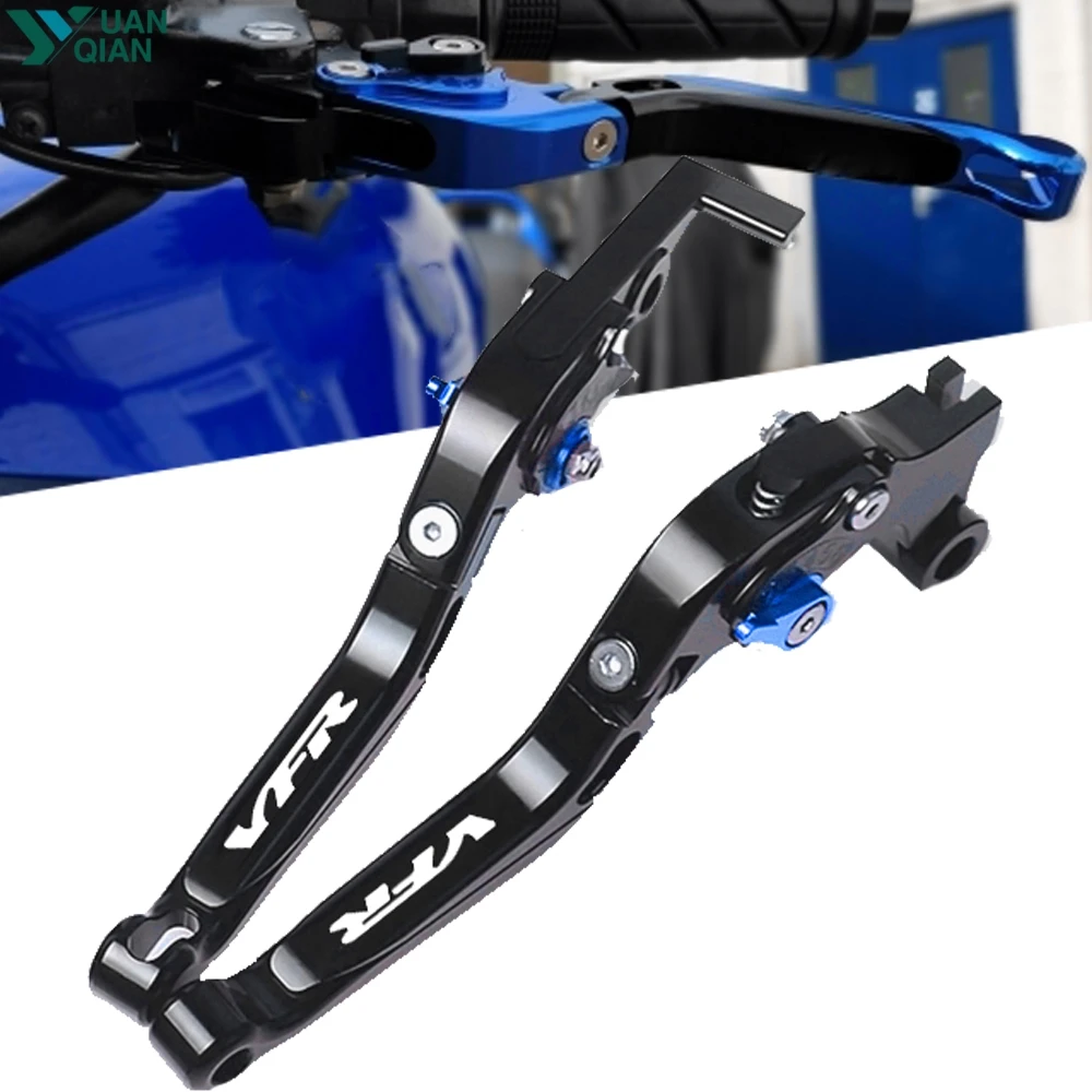 Для Honda VFR750 VFR 750 1991-1997 VFR800 2012- CNC регулируемые, для гонок мотоцикла тормозные рычаги сцепления аксессуары для мотоциклов