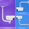 CCTV Camera Vertical Bent Wall Mount Bracket Outdoor Waterproof Silver Aluminum Elbow Mounting for Surveillance Cam ► Photo 2/6