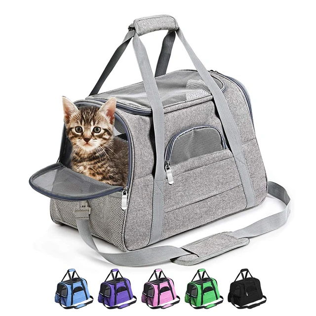 1pc Cat Backpack Carrier,breathable Dog Carrier - Cat Bag For