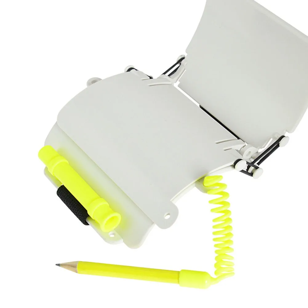 3 Page Underwater Diving Notepad Wrist Type Writing Board Dive Slate