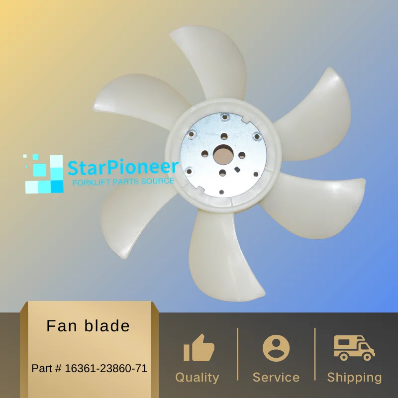 Forklift Cooling Fan Blade Engine 4y,1z,1dz,2z,3z,11z,13z,4d92e,4d94e,4d98e,4d94le,4tnv94l Part