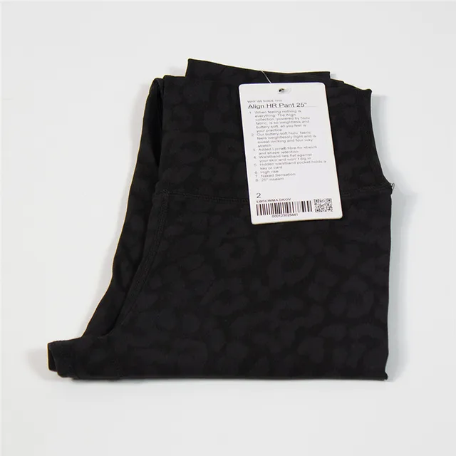 Lulu High Waist Yoga Leggings Leopard Camouflage Print Fitness Women Sport Pants Tight Gym Athletic High-rise Align Buttery Soft Black Leopard