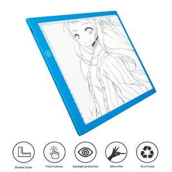 

A4 LED Drawing Pad Tablet Digital ie Tablet Art Painting Copy Board Electronics Painting Table with netic